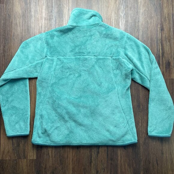 Patagonia Retool Snap-T Pullover Green Teal Fleece Cozy Warm Women’s Large - Picture 2 of 6